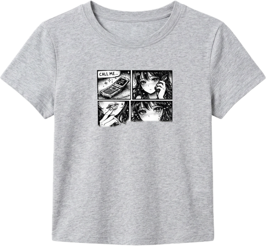 Call Me Retro Comic Baby Tee