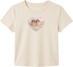 Cherub Print Baby Tee