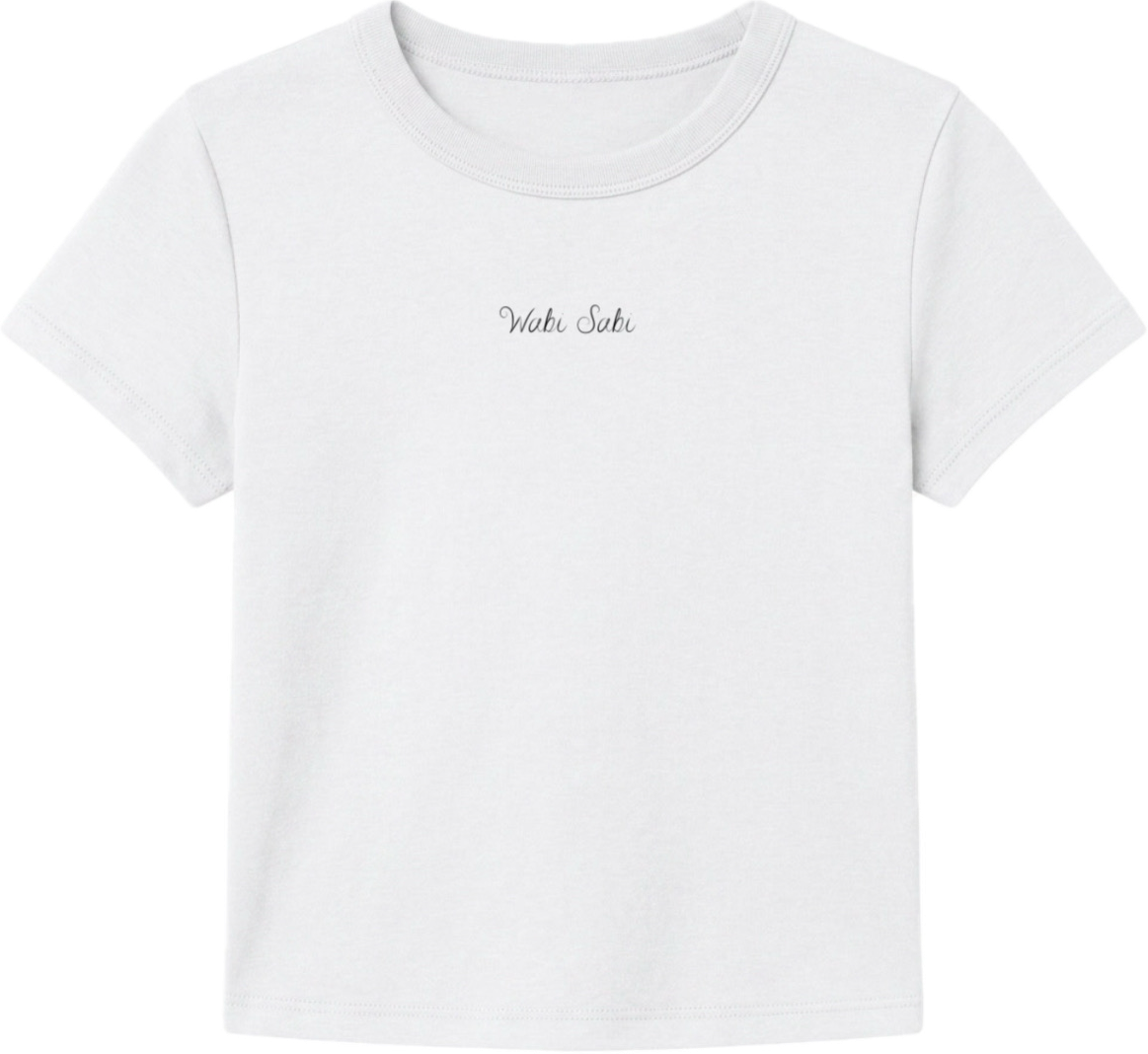 Wabi Sabi Embroidered Baby Tee