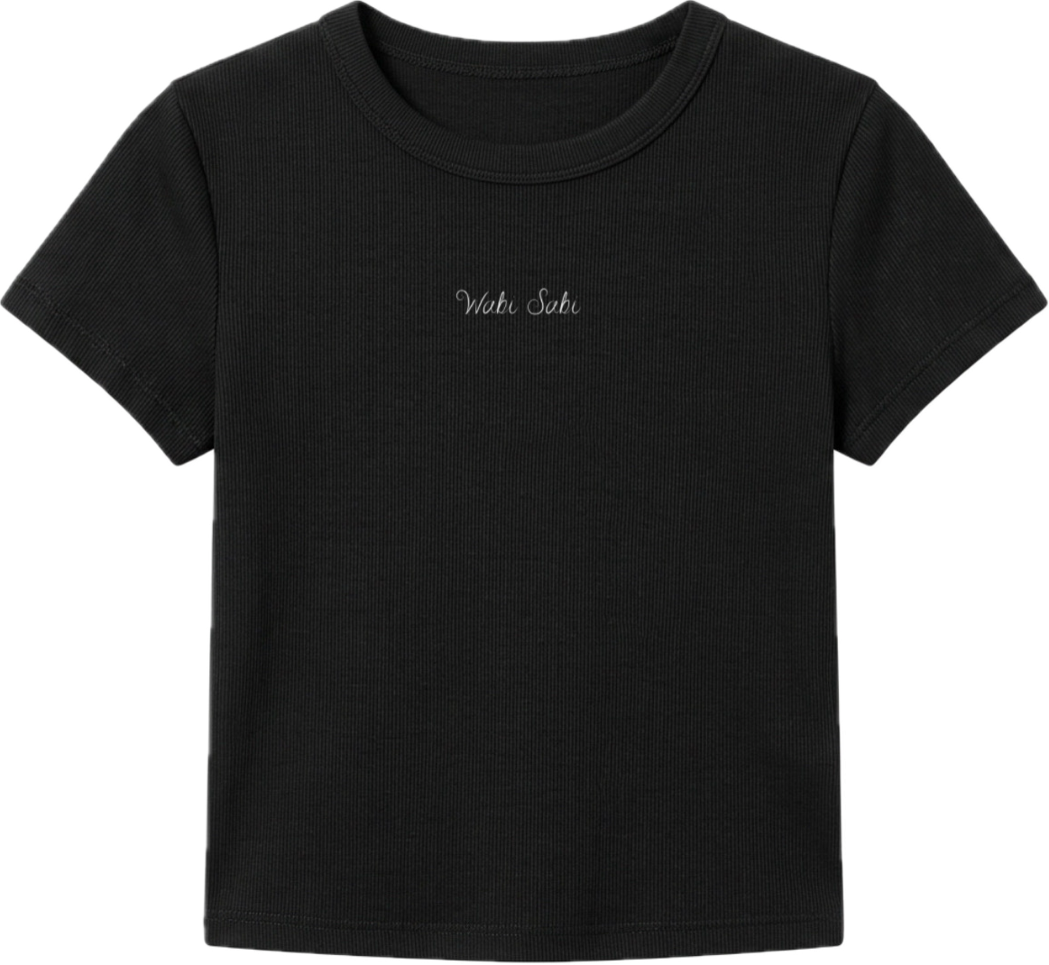 Wabi Sabi Embroidered Baby Tee