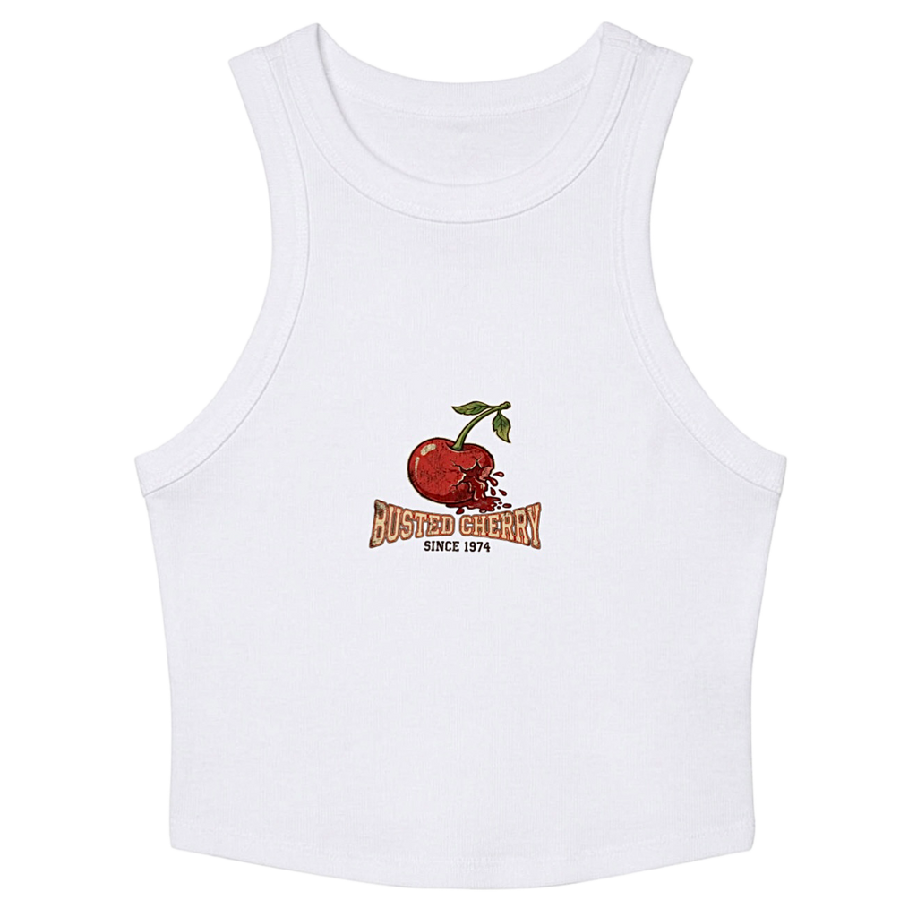 Busted Cherry Racer Tank