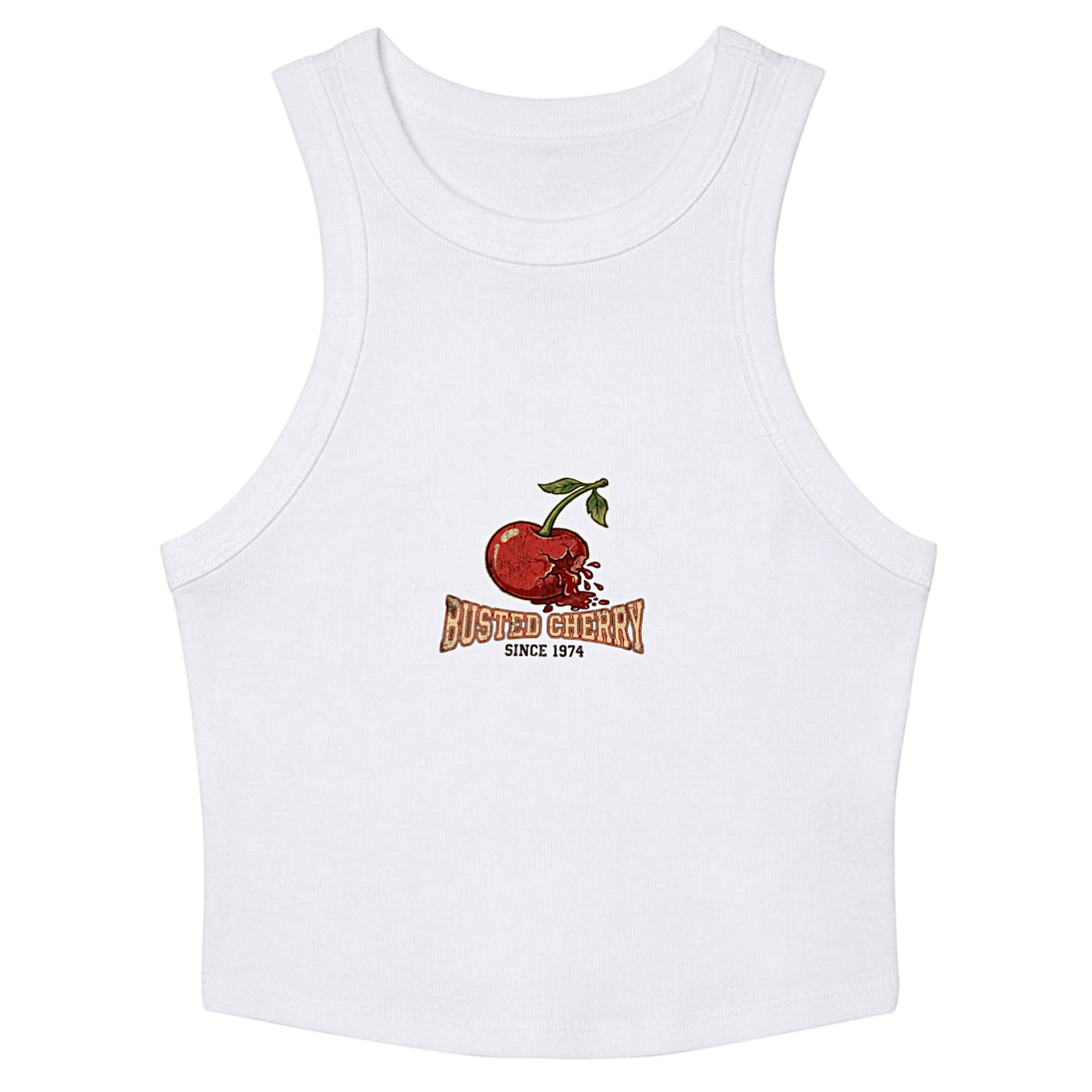Busted Cherry Racer Tank